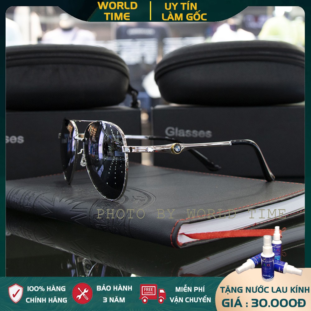 Kính Mát Nam BMW Cao Cấp Full Box + Thẻ Bảo Hành 1 Năm - Khăn Lau Kính, Mắt Kính...