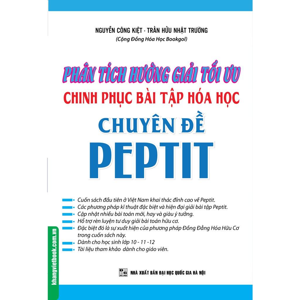 Sách - Phân Tích Hướng Giải Tối Ưu Chinh Phục Bài Tập Hóa Học Chuyên Đề Peptit