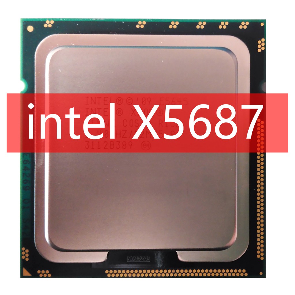 Linh Kiện Điện Tử Intel Xeon X5687 3.6ghz 12mb Quad-core 6.4gt / S Lga1366 Slbvy Cpu Another X5647 X5667 X5677 X5672 Cpu 1366-pin X-core E5649