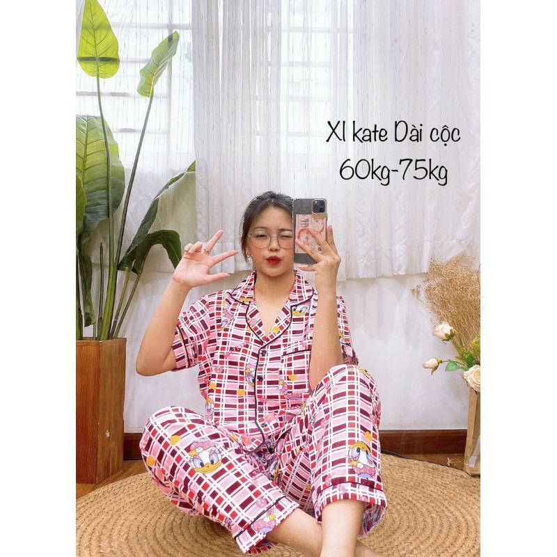 Bigsize 70kg bộ tay ngắn quần dài kate