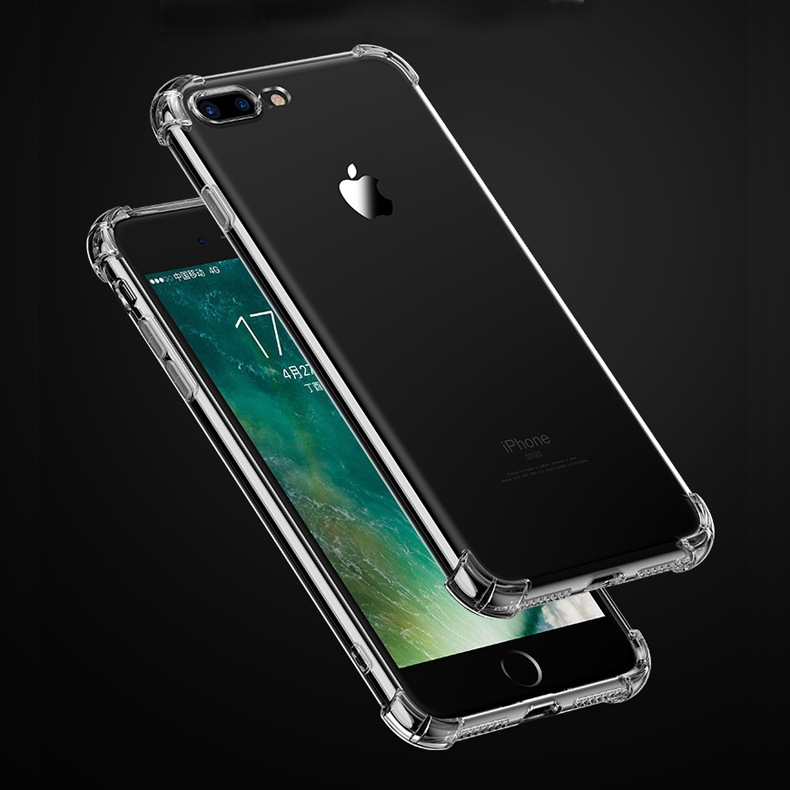 Ốp lưng TPU trong suốt cho iPhone 6P 7P 11 pro Max | BigBuy360 - bigbuy360.vn
