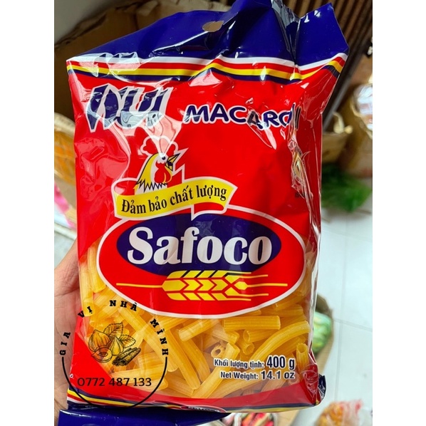 NUI ỐNG LỚN SAFOCO 400GR