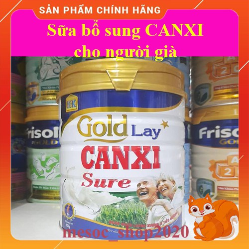 Sữa bột canxi goldlay cho người già 900g