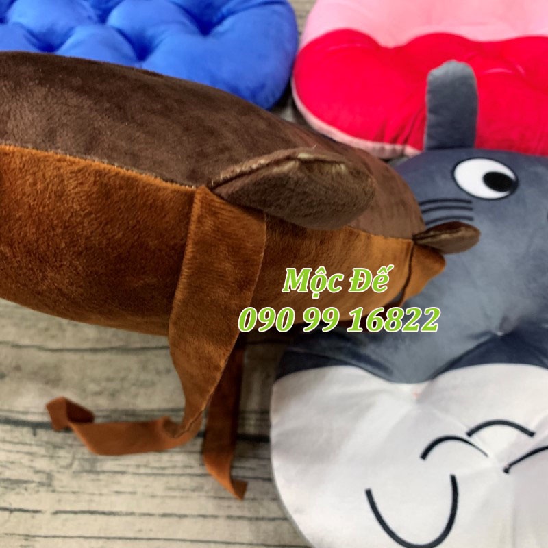 Nệm Ngồi Hoạt Hình LUNA - Dùng Làm Đệm Ngồi Bàn Học, Ghế Sofa Gỗ, Gối Tựa Lưng Văn Phòng, Salon