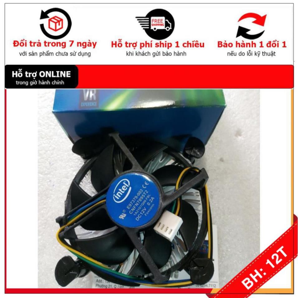 [BH12TH] 🎁 Fan cpu intel 1150/1155/1151 hàng mới full box