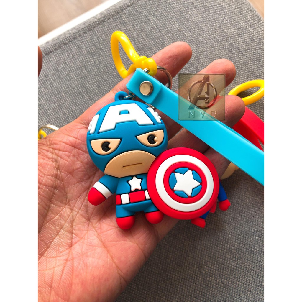 Móc khoá Marvel-DC chibi cực cute nhựa cao cấp