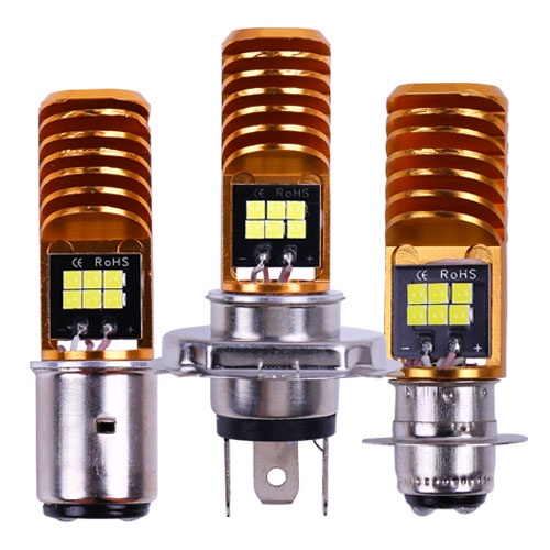 Đèn pha Kevanly P15D/H4/Ba20D tùy chọn 6000k 3030led dành cho xe máy