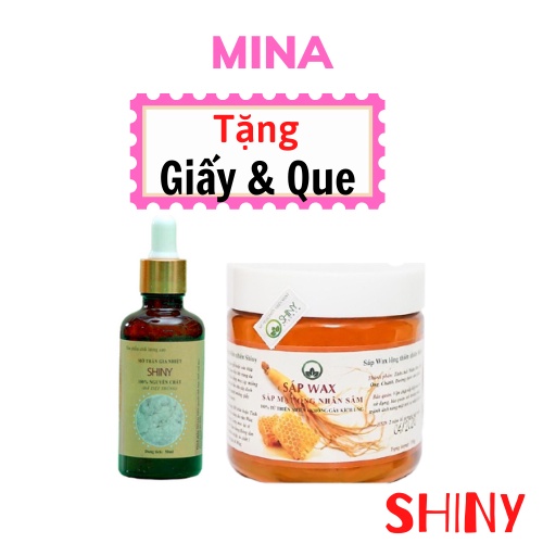 Combo Wax Lông Shiny 350gr + Mỡ Trăn Shiny 50ml