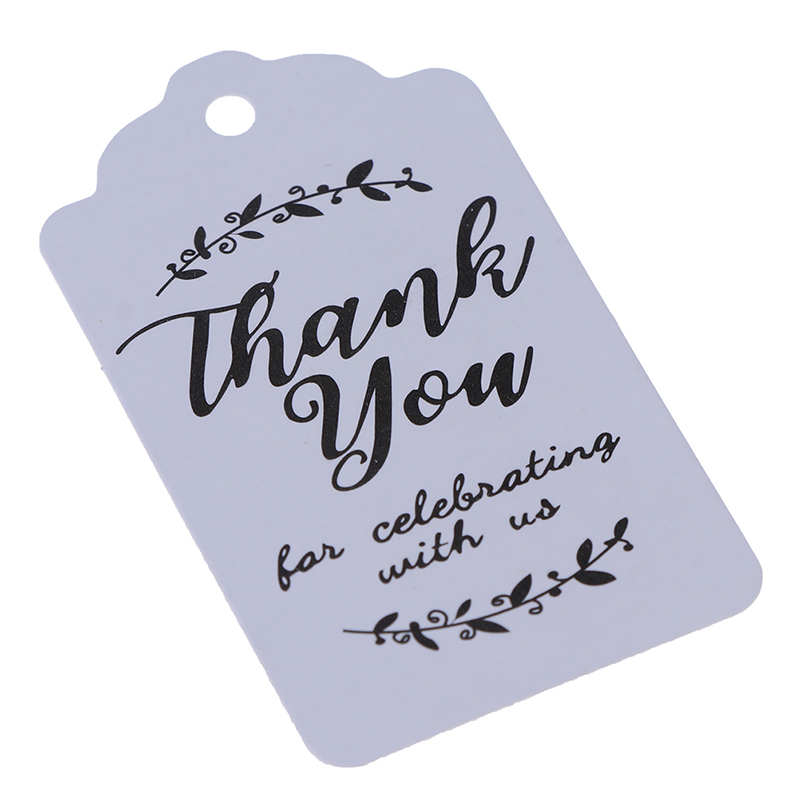 Bộ 100 Miếng Dán Chữ Thank You Trang Trí Đám Cưới