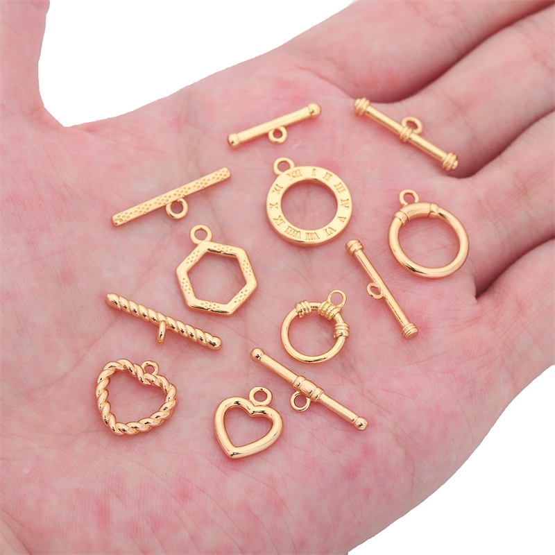 Mặt dây chuyền BEADIA bằng đồng mạ vàng 18k 0T dùng làm trang sức DIY tiện lợi tùy chọn kiểu dáng