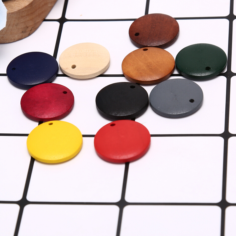 Bộ 50 Hạt Gỗ Tròn Làm Đồ Thủ Công Chuyên Dùng