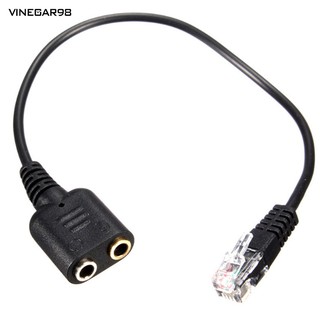 Dây cáp chuyển đổi từ đầu 3.5mm sang RJ9 tiện dụng chất lượng cao