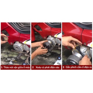 Máy Phát Điện Gắn Xe Máy Honda Đầu 14