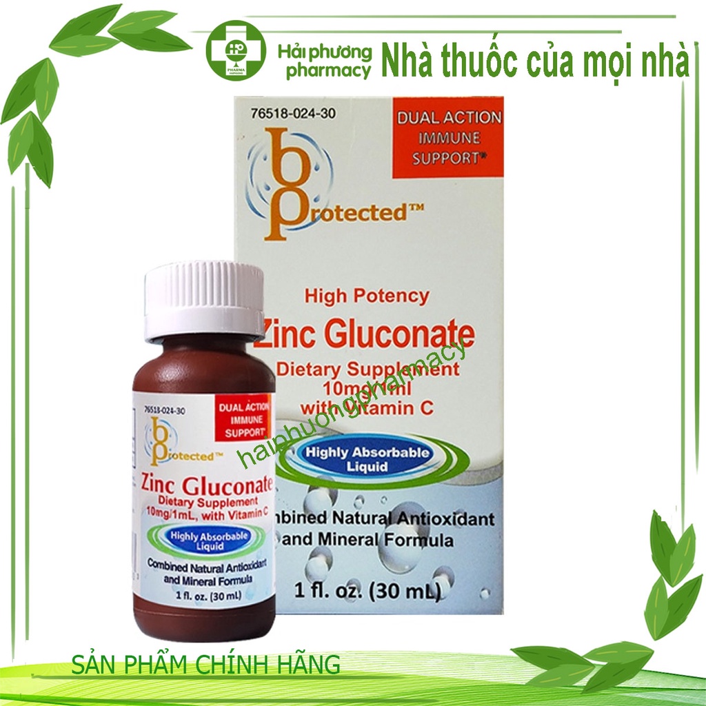 Kẽm Nước Cho Bé Zinc Gluconate Giúp Cải Thiện Biếng Ăn & Tăng Sức Đề Kháng Cho Trẻ