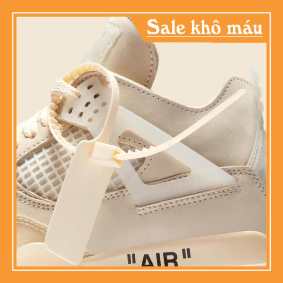 Giày air jordan 4 retro off white kem , Giày sneaker JD4 màu kem siêu hot mới nhất | BigBuy360 - bigbuy360.vn