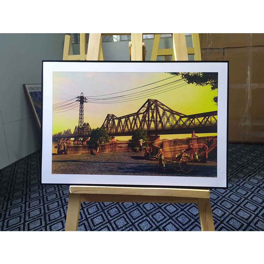 Tranh trang trí siêu nhẹ phong cảnh Hà Nội xưa - HNX002