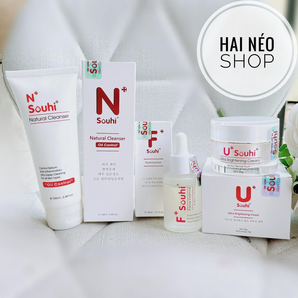 [DATE 09-12/2023] Bộ tr! nám, chống lão hoá chứa Niacinamide, Arbutin, Hoa cúc &amp; Ốc sên SOUHI (Việt Nam)