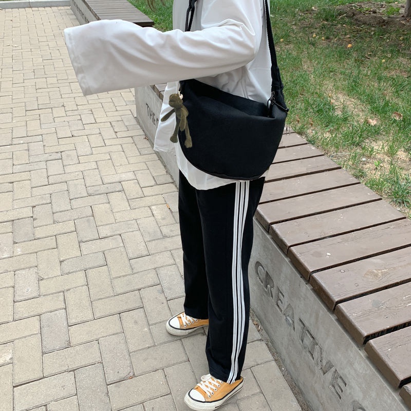 Túi ENVIROSAX đeo vai vải canvas cỡ lớn họa tiết bò sữa phong cách harajuku nhật bản thời trang cho nữ