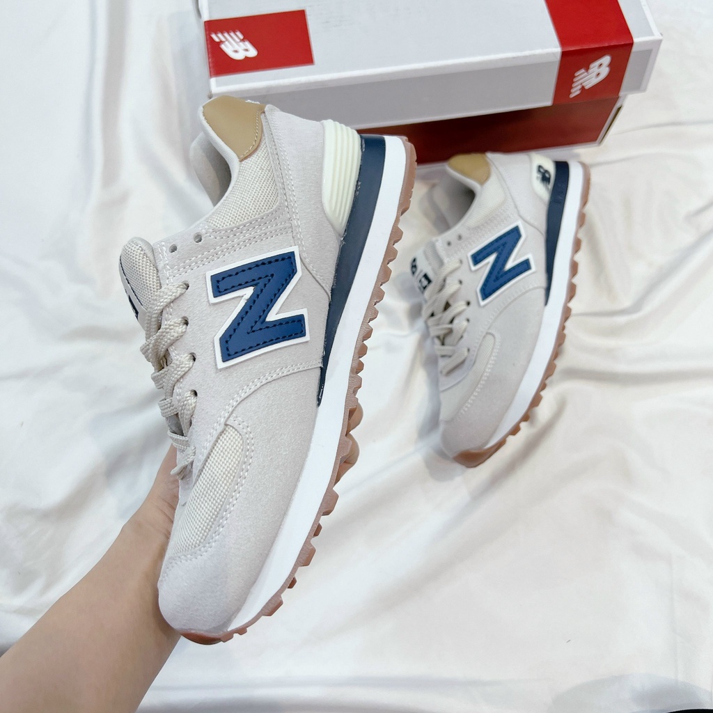 Giày NB 574 Classic Grey Blue- Xanh than Bản Cao cấp | BigBuy360 - bigbuy360.vn