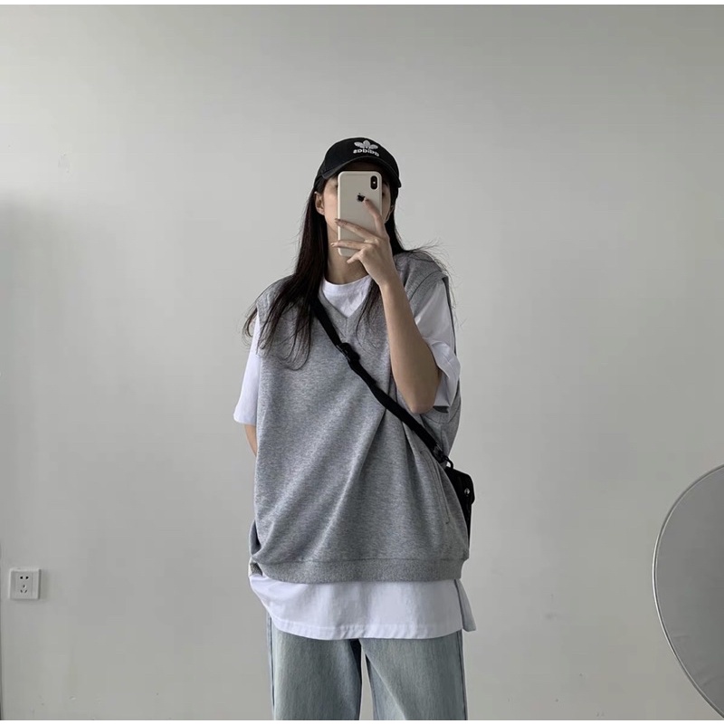 ÁO GILE Nỉ STYLE HÀN QUỐC BASIC - Áo gile trơn kèm video sản phẩm shop tự quay- bán bằng giá gốc xin đánh giá