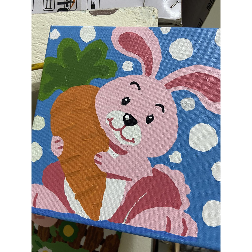 [Mã SRJULY1215 giảm 20K đơn 50K] Tranh tô màu theo số cho bé kích thước 20x20cm cho các bé từ 6-10 tuổi. | BigBuy360 - bigbuy360.vn