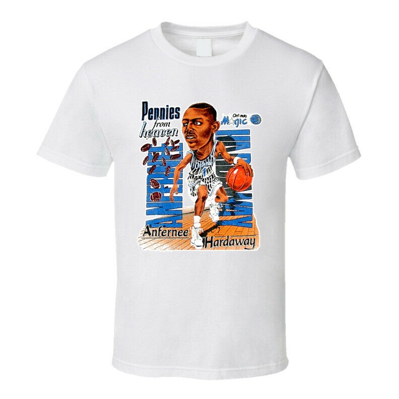 Penny Hardaway Orlando Magic Basketball Áo sơ mi trắng cổ điển