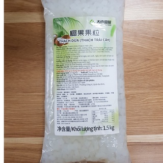 Thạch Dừa Đài Loan gói 1,5kg GIÒN NGON THƠM MÁT- Nguyên liệu trà sữa