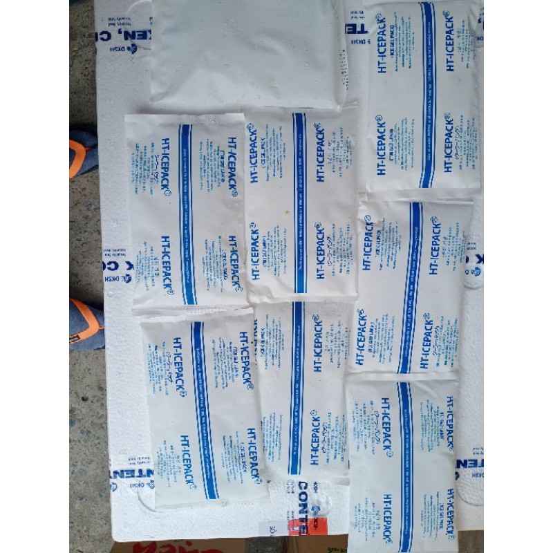 Đá khô, đá gel giữ lạnh 350g làm tươi thực phẩm 24h
