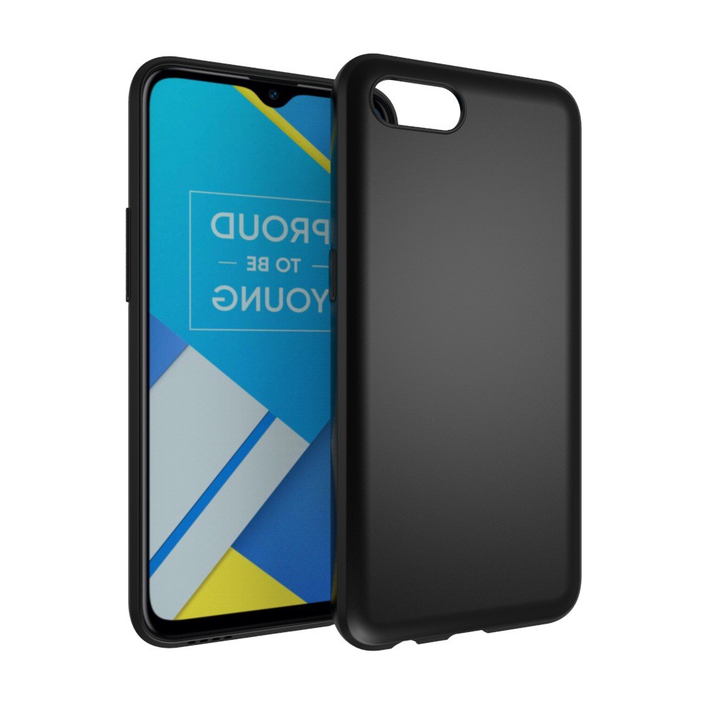 Ốp lưng Realme C2 - Ốp lưng dẻo đen chất liệu cao cấp chống bám mồ hôi và bụi bẩn