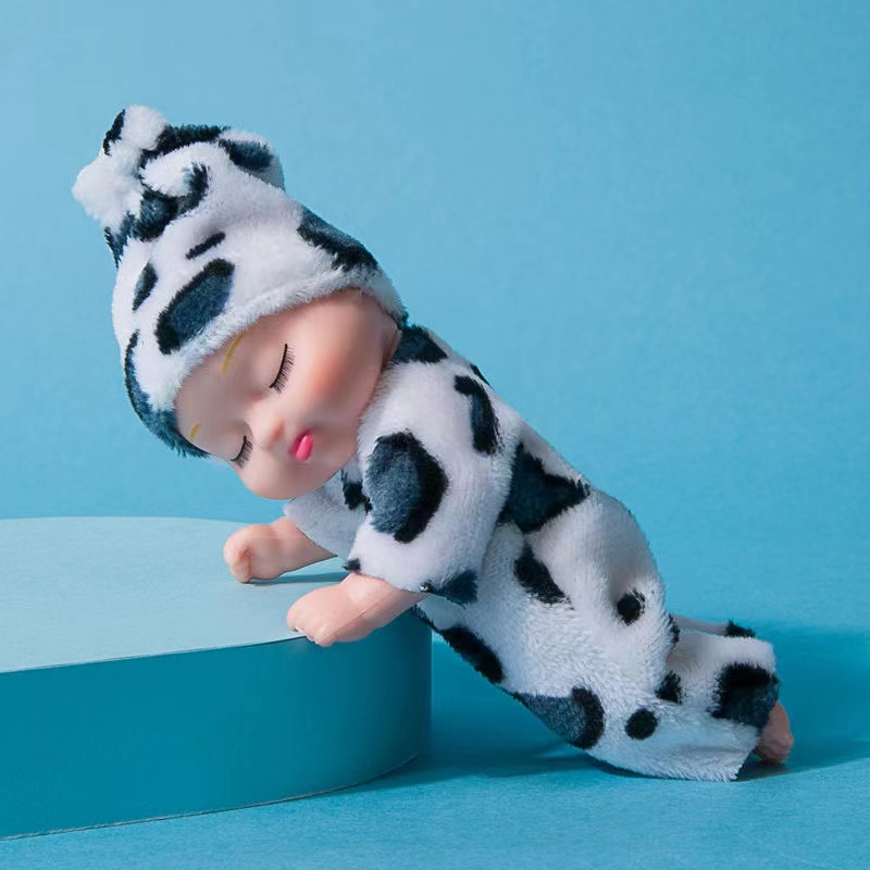 Búp Bê Em Bé Đang Ngủ Dễ Thương 11cm