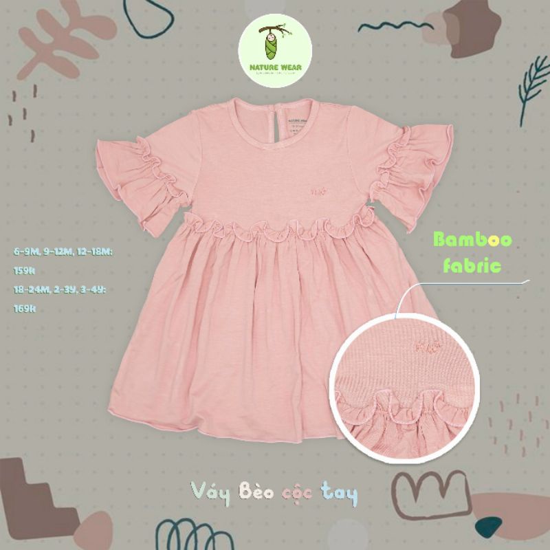 Váy bé gái siêu dễ thương Nature wear