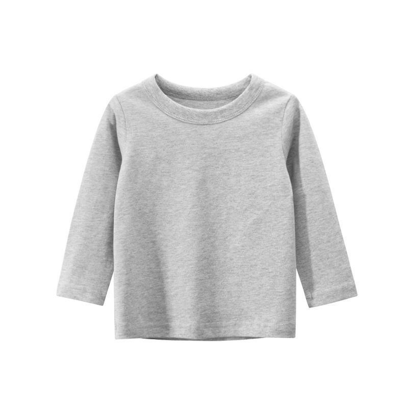Áo thun trơn cổ tròn nhiều màu cho bé 8-18kg