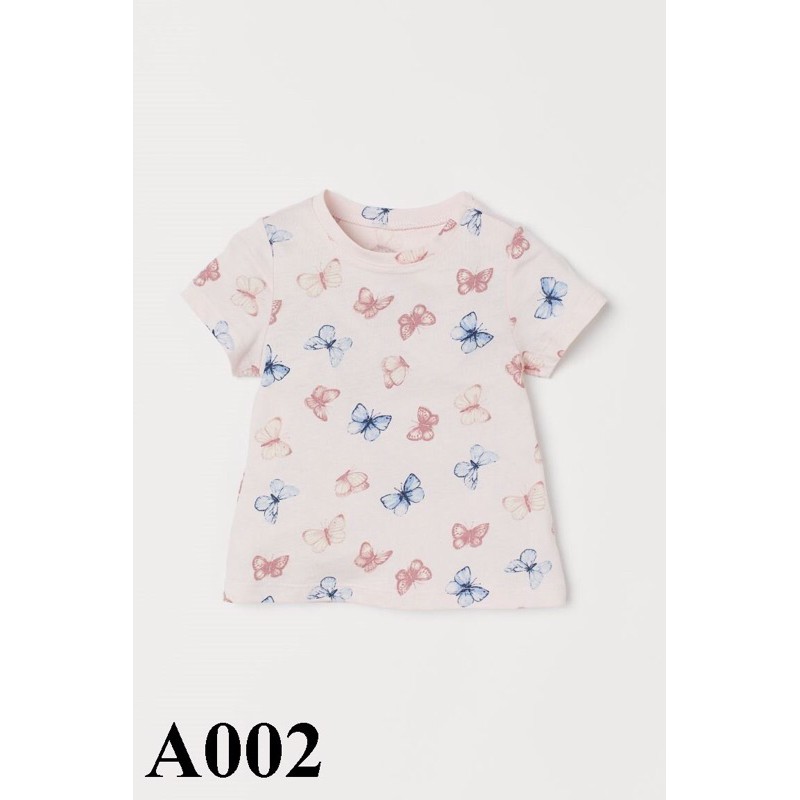 Áo cotton bé gái H&M auth hm 12m-4y