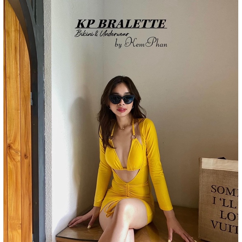 Bikini 3mảnh áo khoen ( hàng có sẵn)