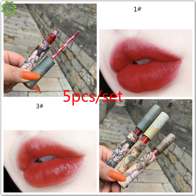 [Hàng mới về] Set 5 Thỏi Son Lì Qipin Chống Dính Lâu Trôi Cho Người Mới Bắt Đầu | BigBuy360 - bigbuy360.vn