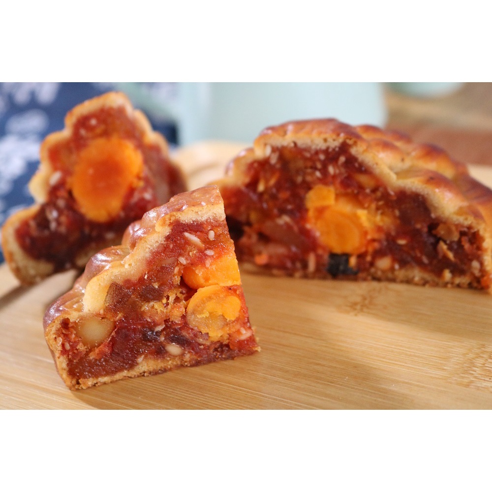 ( ảnh thật + sale) hộp 2 bánh trung thu đặc biệt đủ vị _ trathaomocsi