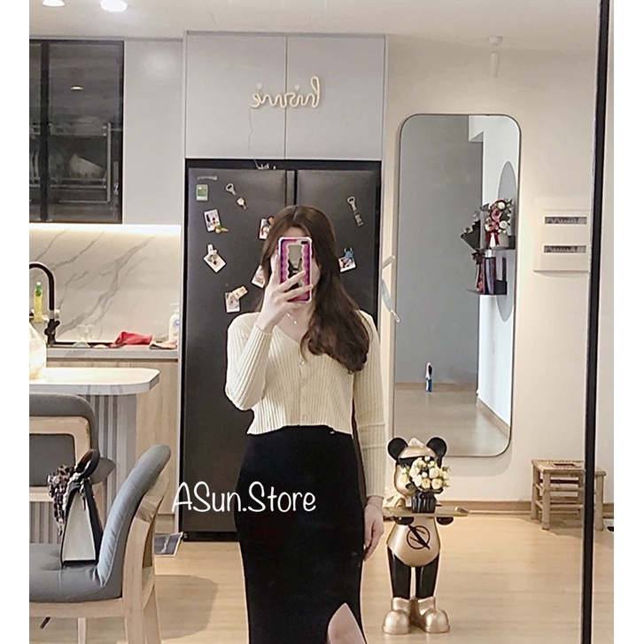 (ẢNH THẬT) áo cardigan nữ len tăm mỏng nhẹ nhàng