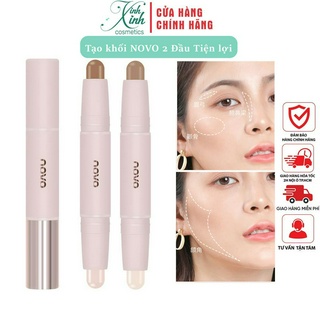 Tạo khối và che khuyết điểm novo 2 đầu tiện lợi, chống nước không trôi chính hãng
