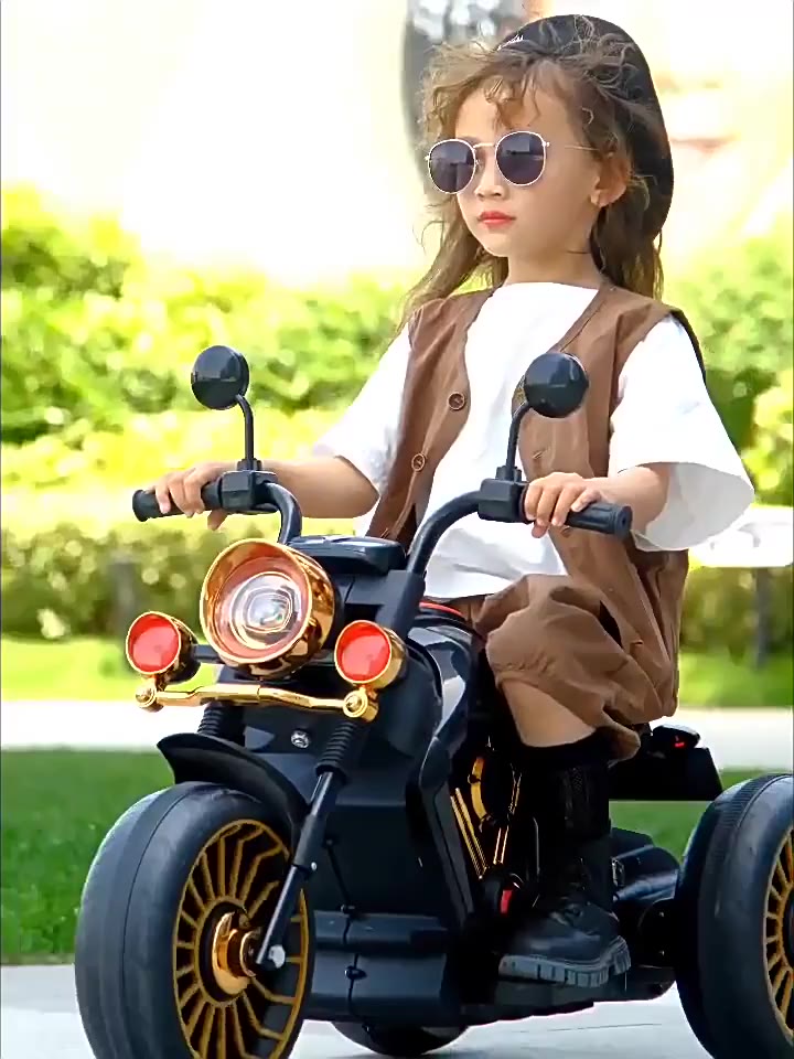 Xe Máy Điện Cho Bé Cao Cấp – Moto Điện Có Đèn Nhạc Bluetooth