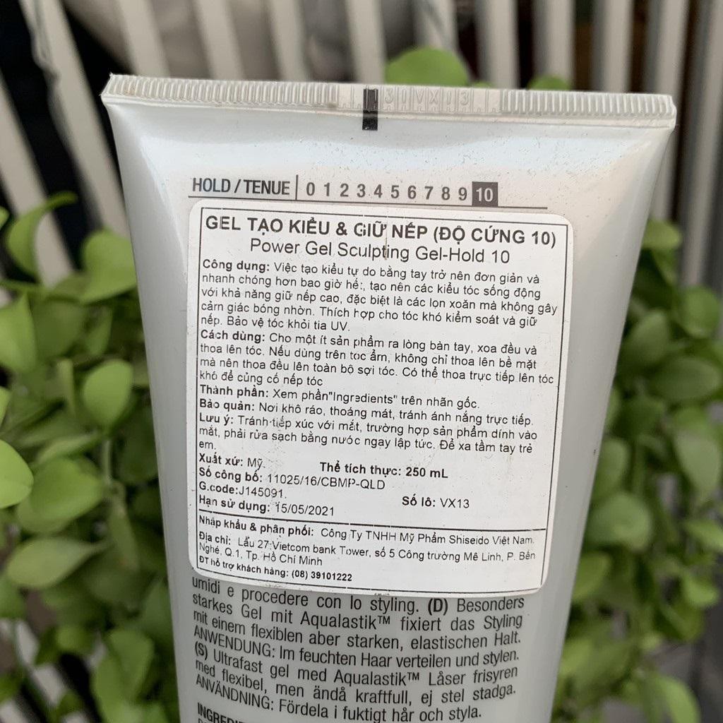 Gel Tạo Kiểu và Giữ Nếp Tóc Siêu Cứng ( Độ Cứng 10) JOICO Power Gel Sculpting 250ml