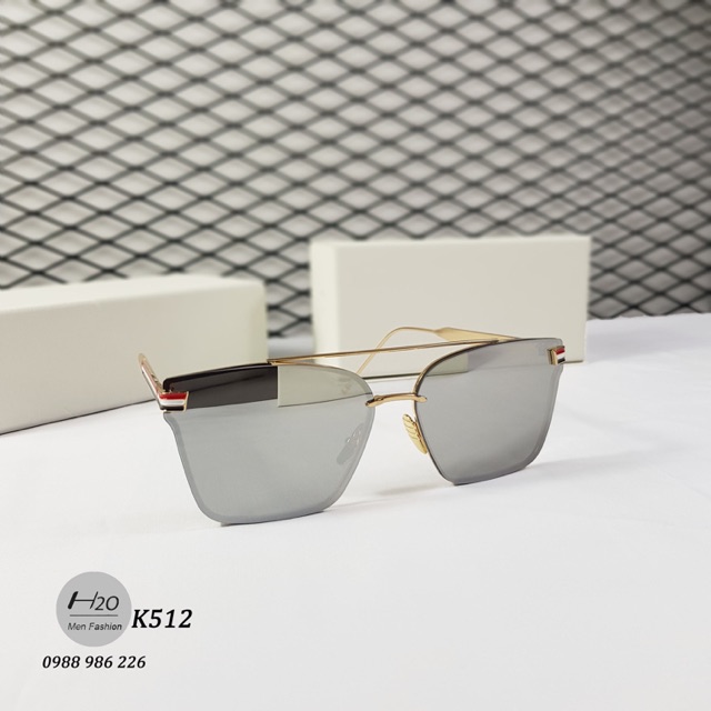 KÍNH NAM ĐẸP, KÍNH RÂM CAO CẤP 2020 TRÁNG GƯƠNG BẠC K512 | BigBuy360 - bigbuy360.vn