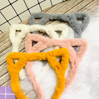 Cài tai mèo lông mềm mịn nhiều màu