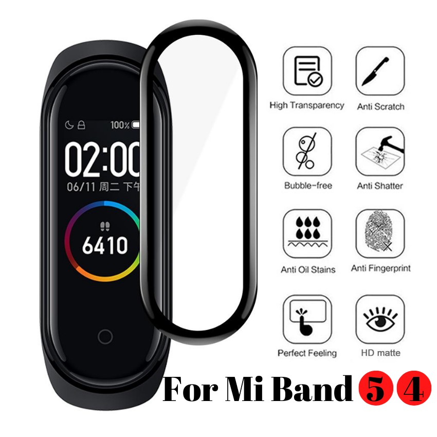 Miếng dán 3D màn hình cho Xiaomi Miband 5, Xiaomi Miband 4