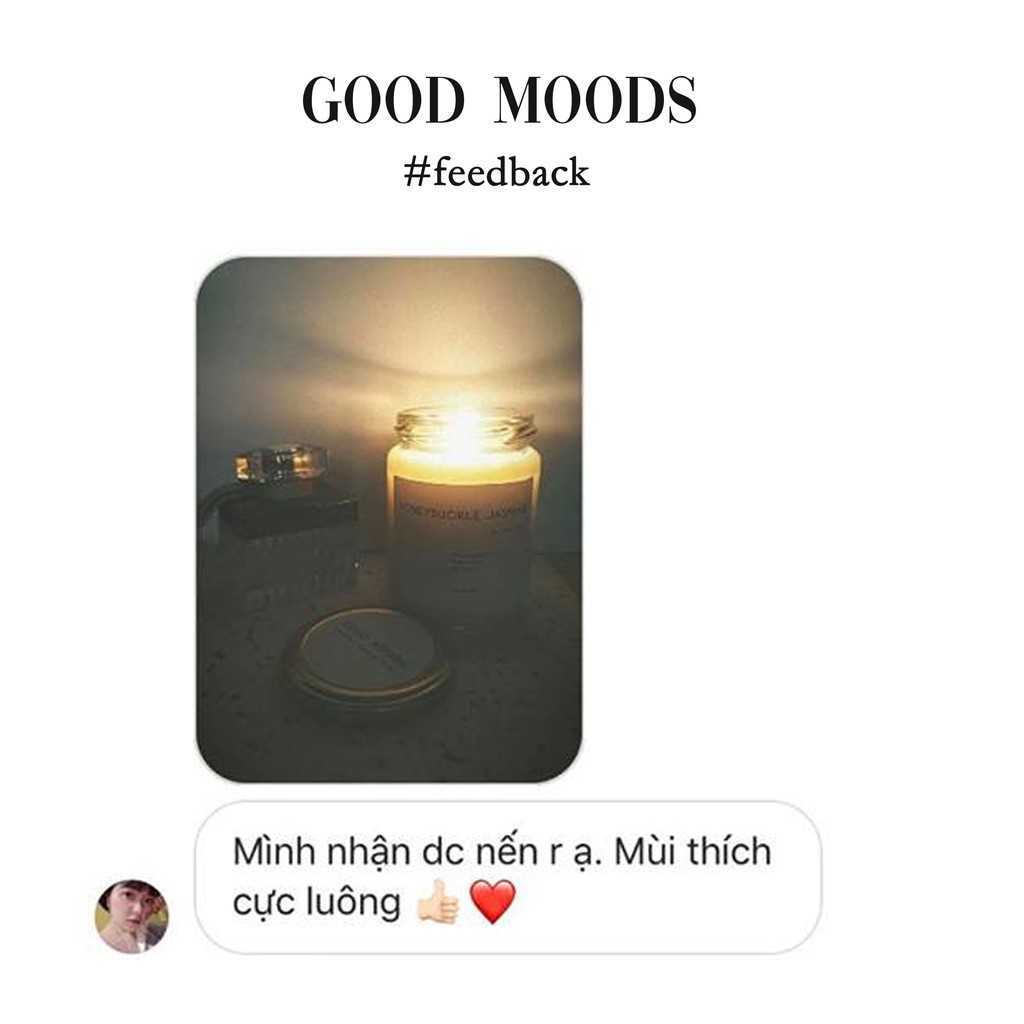 [Mã 253LIFESALE giảm 8% đơn 99K] NẾN THƠM SÁP ĐẬU NÀNH GOOD MOODS - SIZE M 6.25oz [NẮP KIM LOẠI]