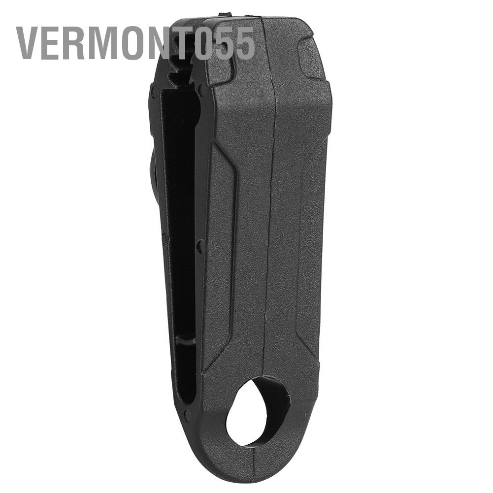 Vermont055 10 cái Lều nhựa ngoài trời Kẹp Khóa Bạt Tarp Cố định Cắm trại Phụ kiện Màu đen