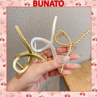 Kẹp Tóc Càng Cua Bunato Cỡ Lớn Phong Cách Hàn Quốc Thanh Lịch KT15
