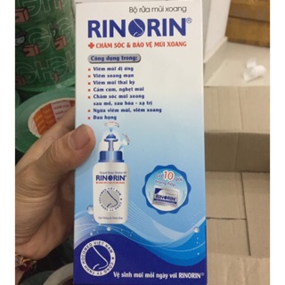 Bộ bình rửa mũi Rinorin