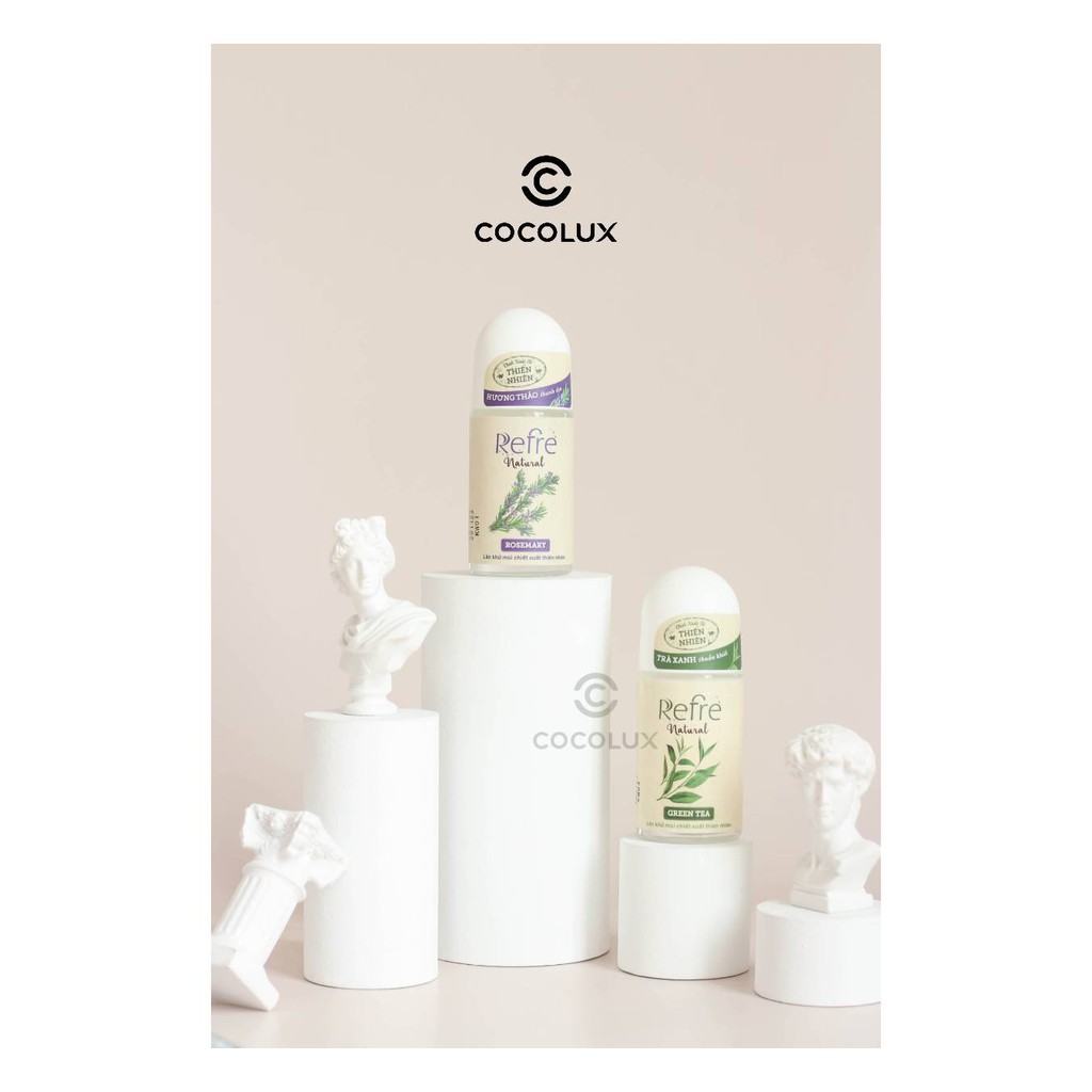 Lăn khử mùi Refre Natural 40ml-[Coco Shop]