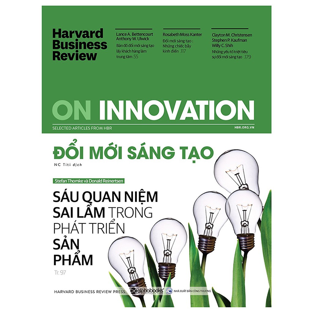 Sách HBR ON Innovation - Đổi mới sáng tạo