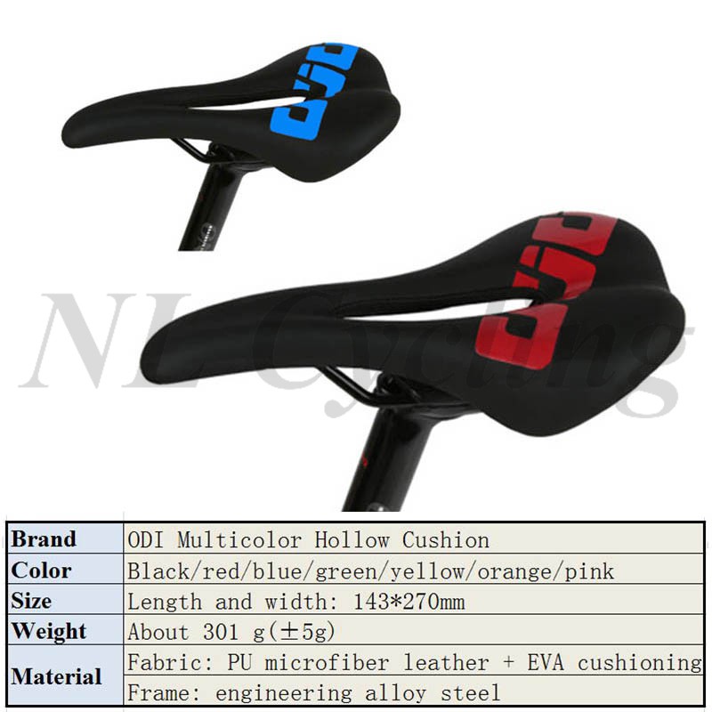 Yên Xe Đạp Leo Núi MTB Bằng Da Thiết Kế Đục Lỗ Thoải Mái